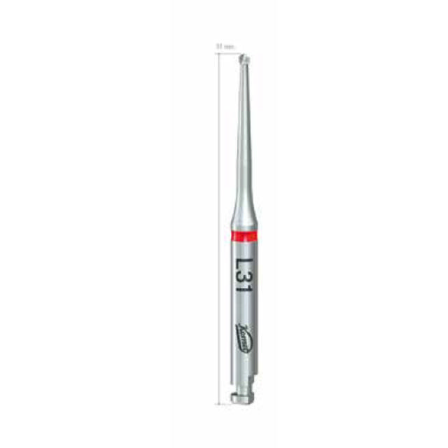 Komet EndoTracer bor H1SML31, RAL,  rød, str. 010, 5 stk.
