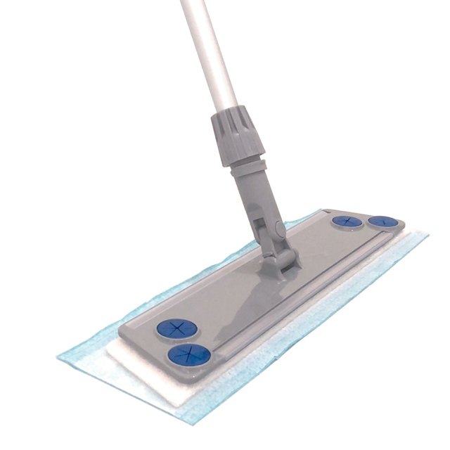 WetWipe Mop System, teleskopskaft med 40 cm fremfører