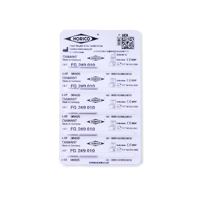 Horico diamant flamme FG 249/010, 5 stk.