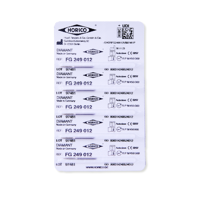 Horico diamant flamme FG 249/012, 5 stk.