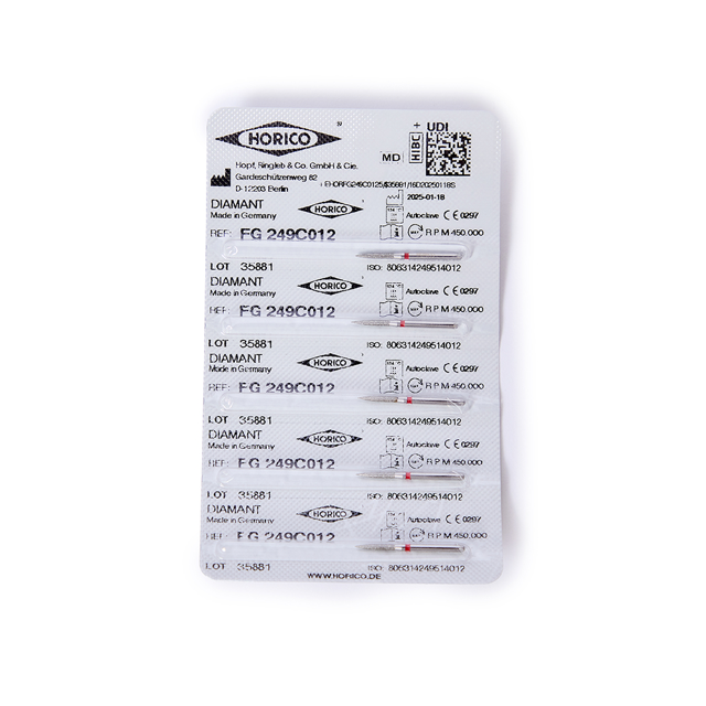 Horico diamant flamme FG C249/012 rød, 5 stk.