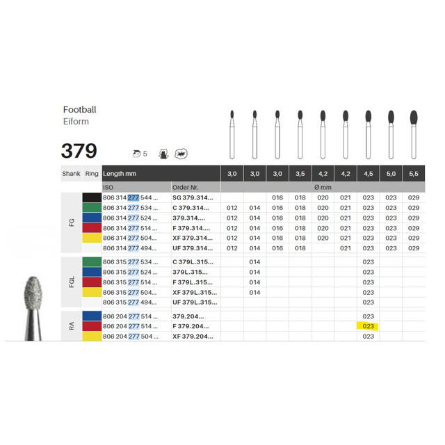 Edelingh diamant æg RA 277/023 F, rød, 5 stk.
