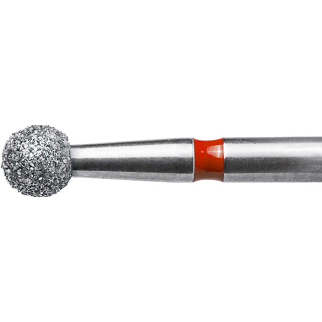 Edelingh diamant rund FG 001/021 F, rød, 5 stk.