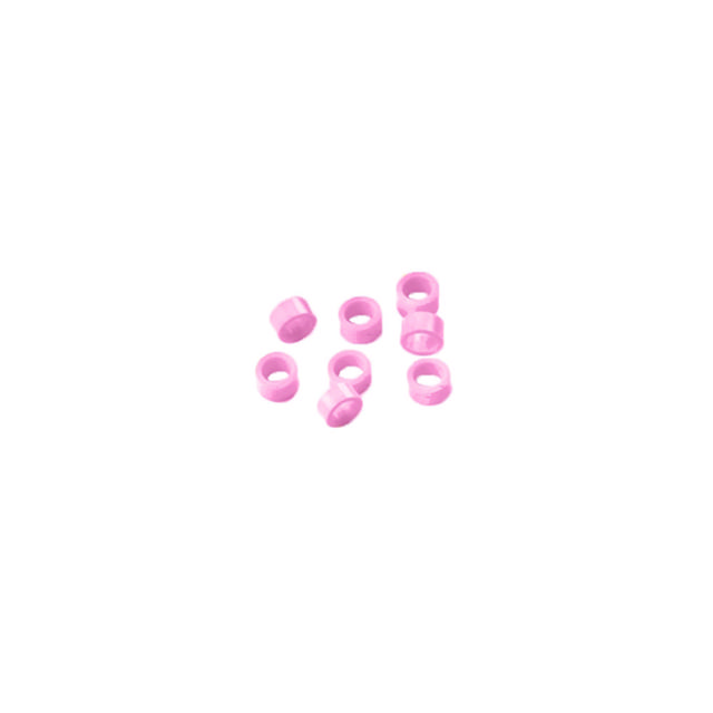 LM farvemarkeringsringe, pink, 50 stk.