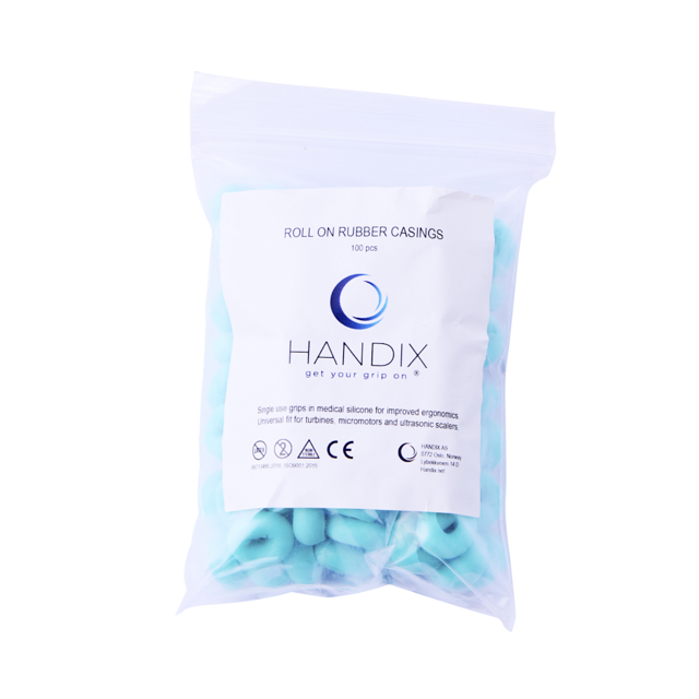 Handix ergonomiske greb, grønblå, 100 stk.