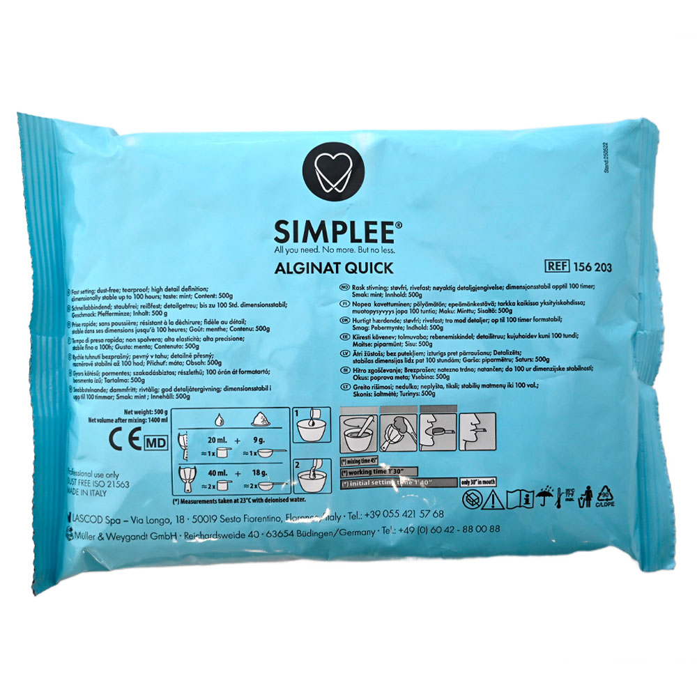 Simplee alginat Quick, 500 g