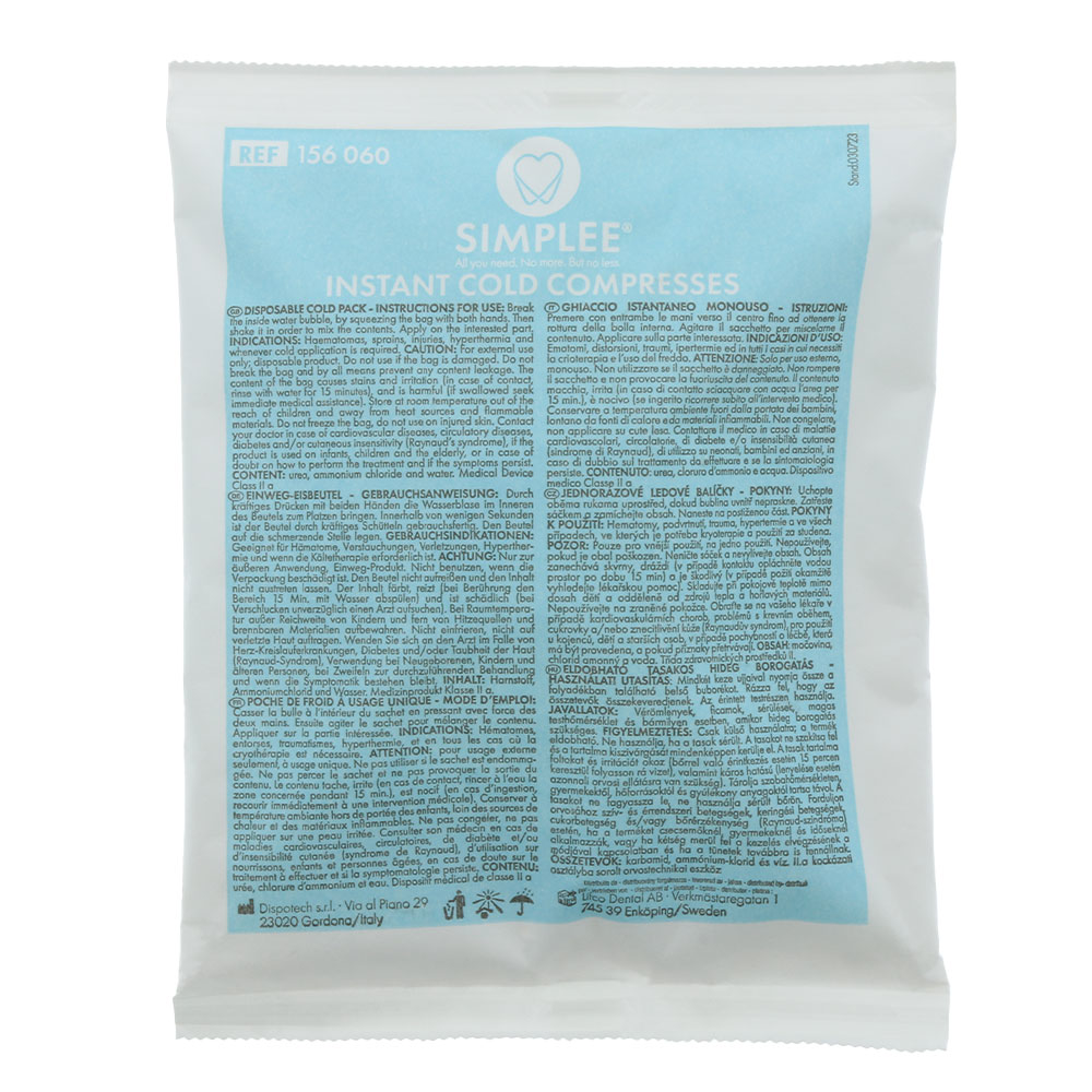 Simplee Instant Cold Compresses, 10 poser