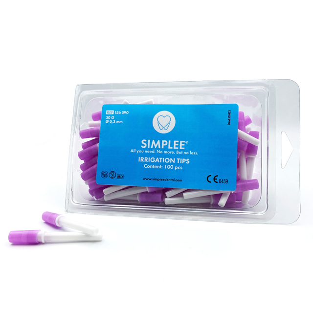 Simplee skyllekanyler, 30G, lilla, 100 stk.