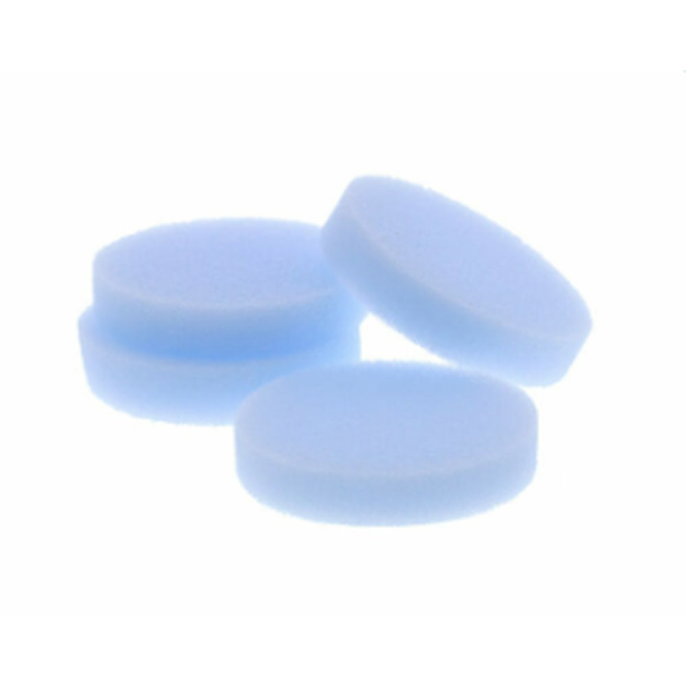 Simplee skumrondeller, tykkelse 1 cm, blå, 25 stk.