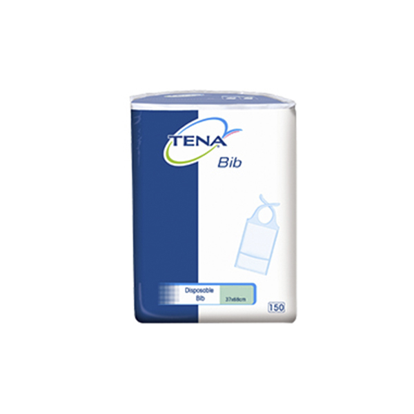 Tena Bib dentalservietter m/lomme S/M, 6 x150 stk.