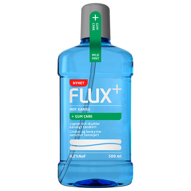 Flux+ Gum Care fluorskyl 0,2% NaF, 500 ml