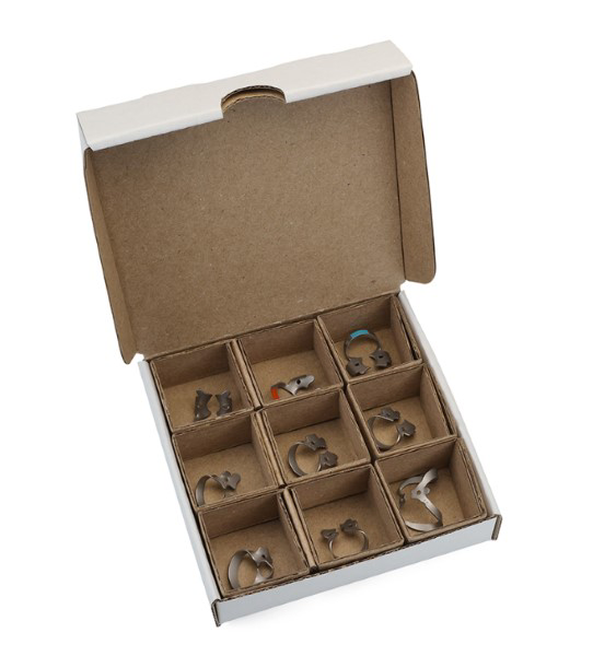 Fiesta kofferdamklammesæt m/vinger