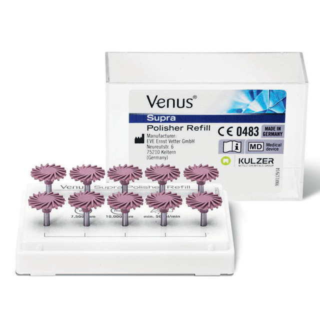Venus Supra polerere Twist Disc, pink, 10 stk. 