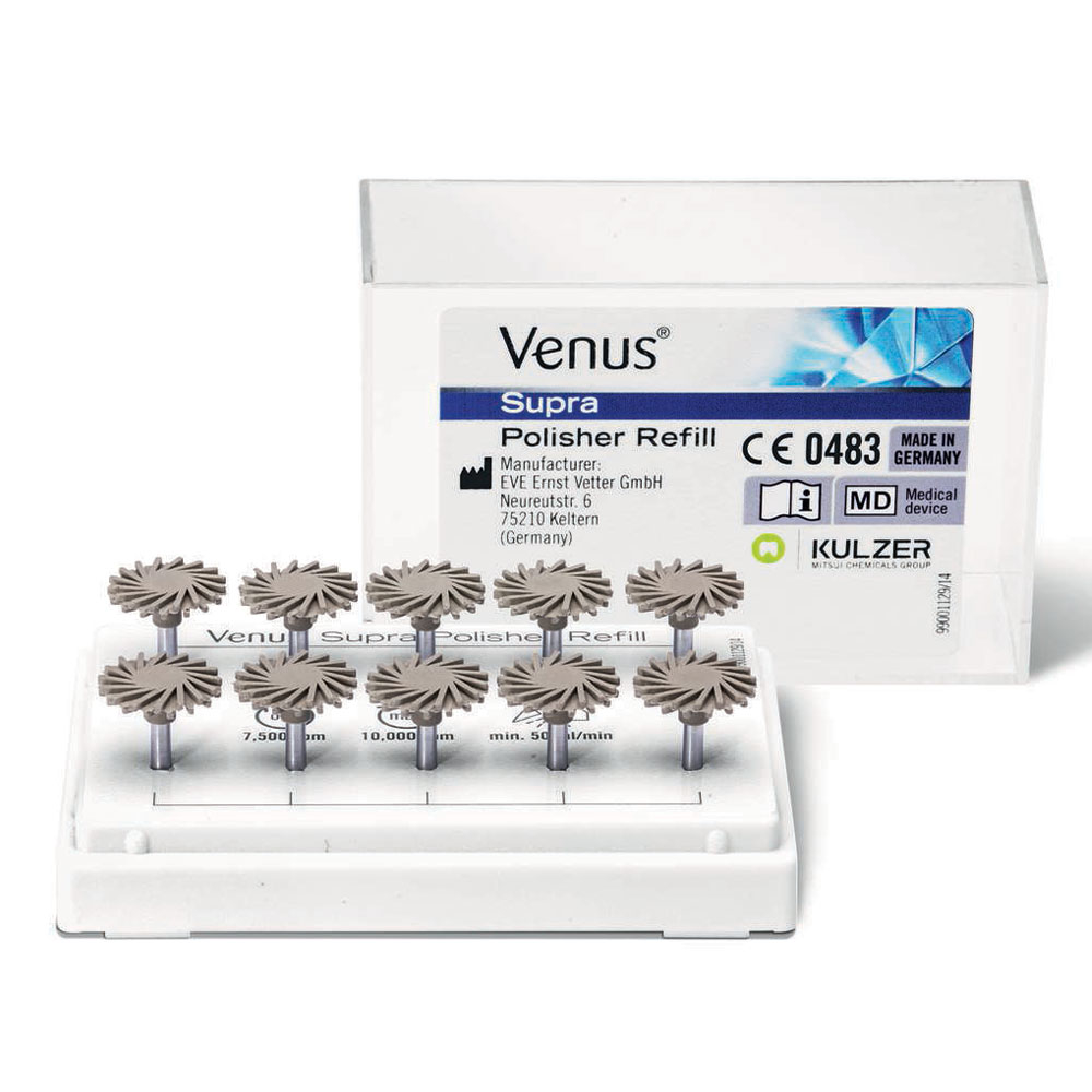 Venus Supra polerere Twist Disc, grå, 10 stk.