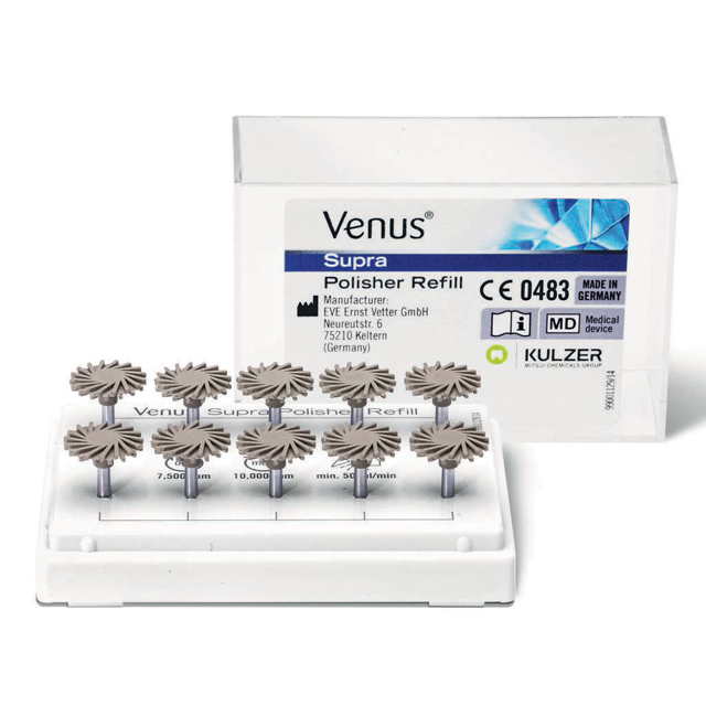 Venus Supra polerere Twist Disc, grå, 10 stk.