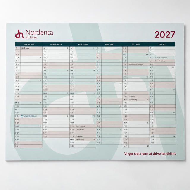 Nordenta Kalender 2027