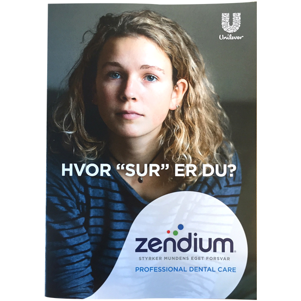 Brochure: Zendium, Hvor sur er du?, 50 stk.