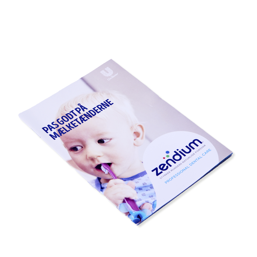 Brochure Zendium: Pas godt på mælketænderne, 50 stk