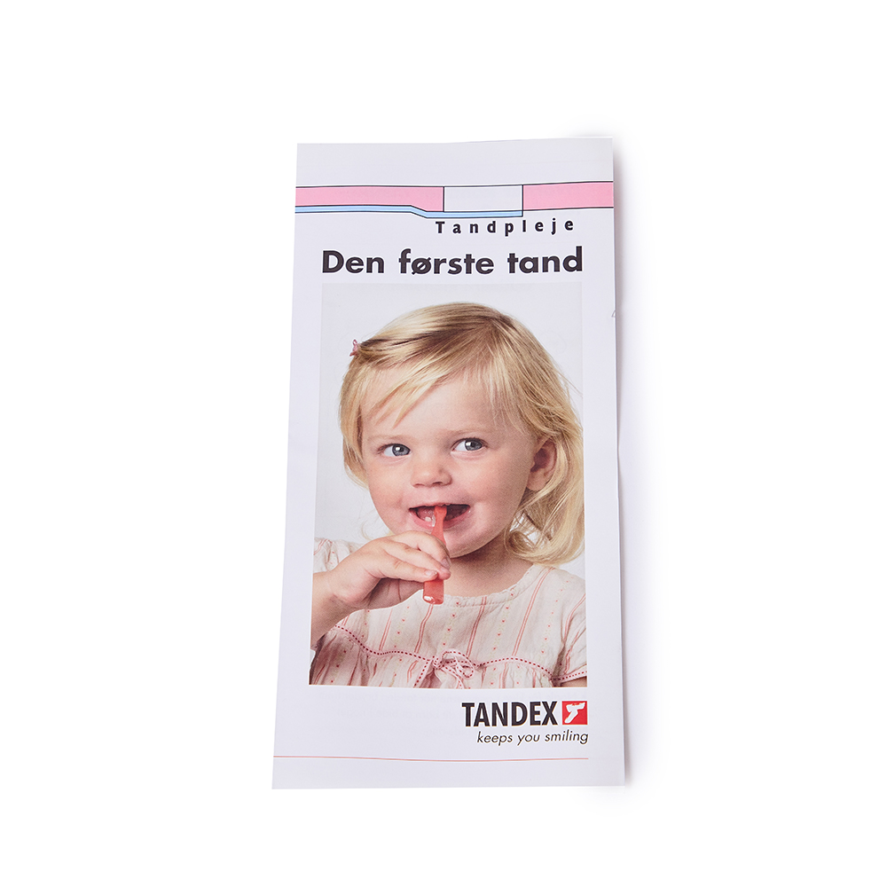 Brochure: Tandex Den første tand, 100stk