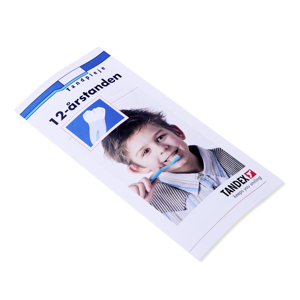 Brochure: Tandex 12 års tanden, 50stk