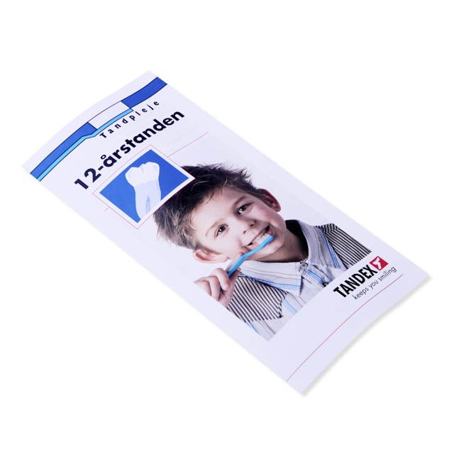 Brochure: Tandex 12 års tanden, 50stk