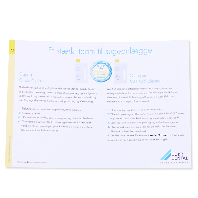 Flyer: Dürr Et stærkt team til dit sugeanlæg