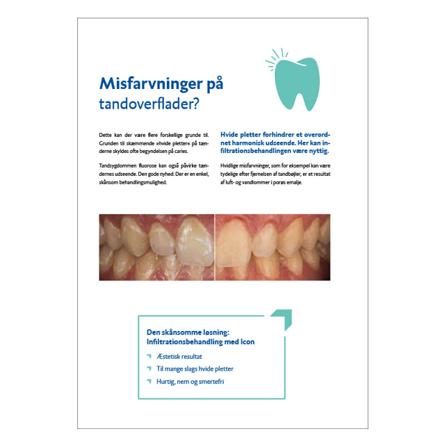 Brochure; Icon - Preventing caries early, stk.