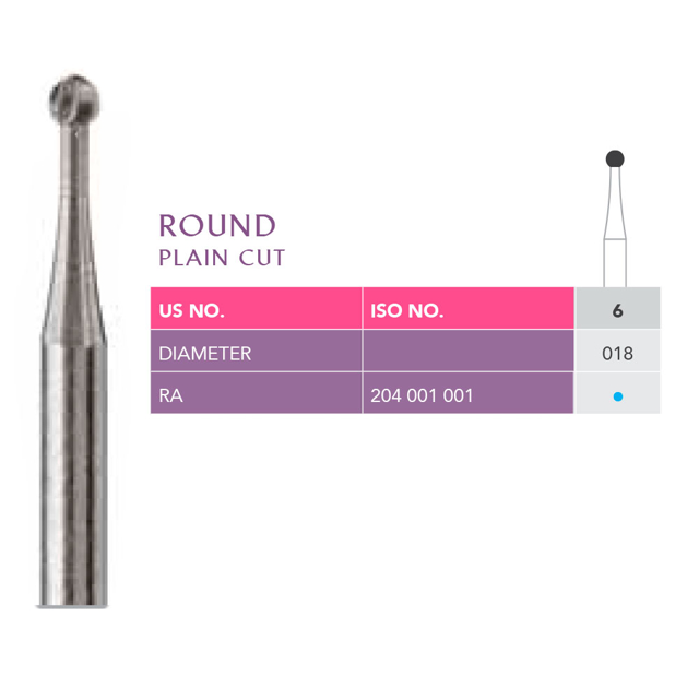 Prima stålbor rosen 018 RA, 25 stk.