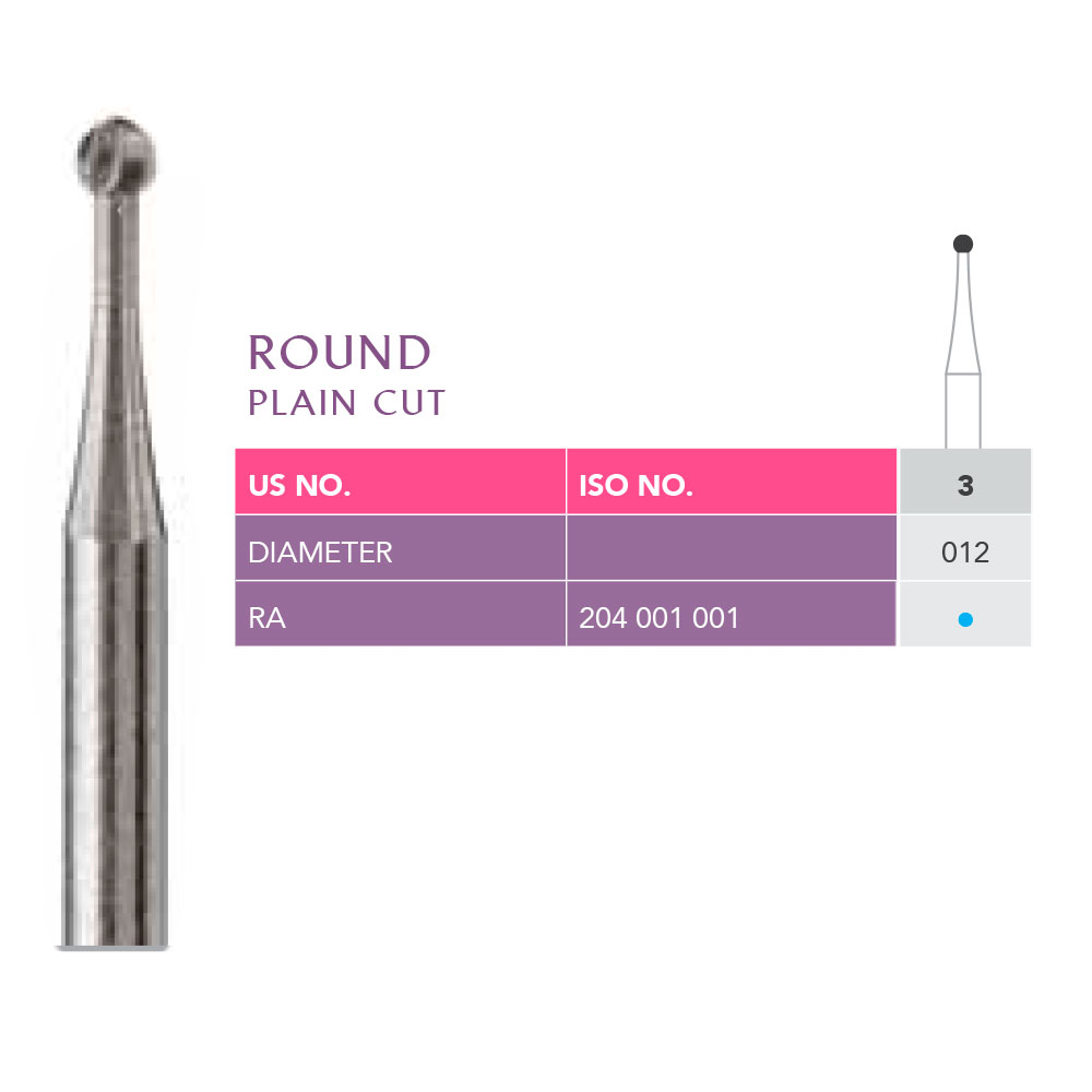 Prima stålbor rosen 012 RA, 25 stk.