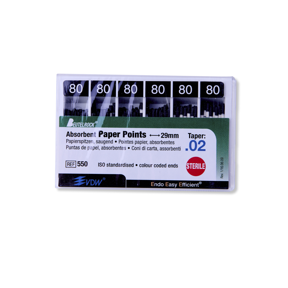 Udgået - Beutelrock paperpoints nr. 80, 120 stk.