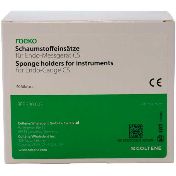 Skumrondeller til Endo Gauge CS, 40 stk.