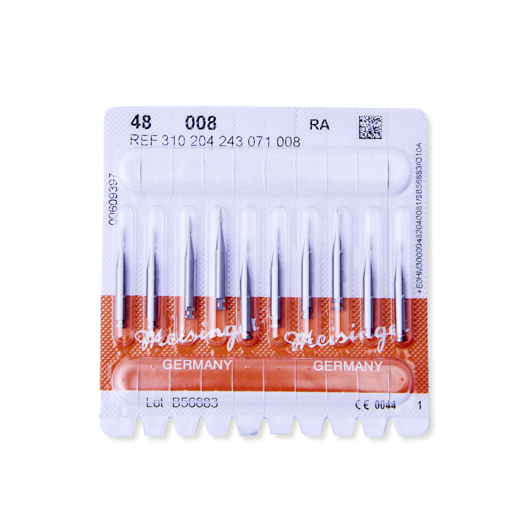 Meisinger finerbor flammeformede RA 48/008, 10 stk