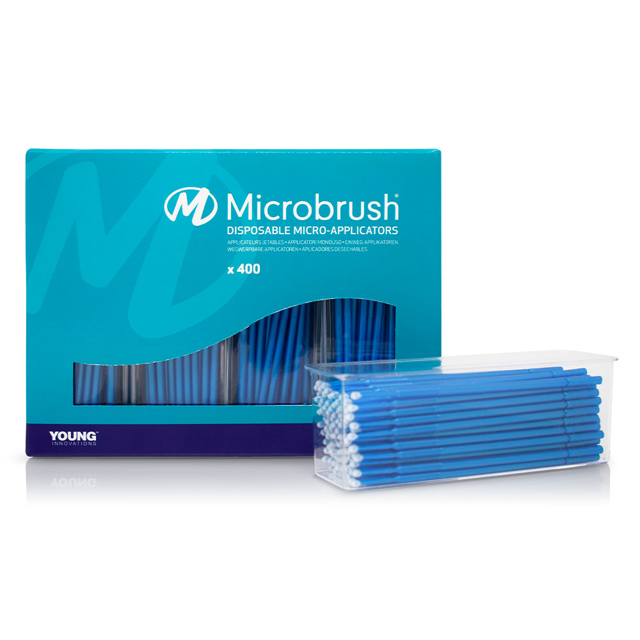 Microbrush Plus Regular blå, 4 x 100 stk.