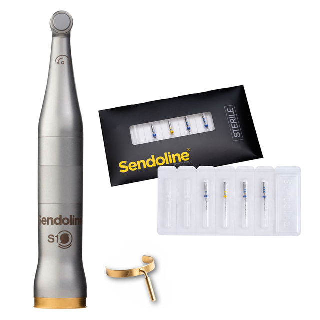 S1-E endo-vinkelstykke med S3 file-sortiment