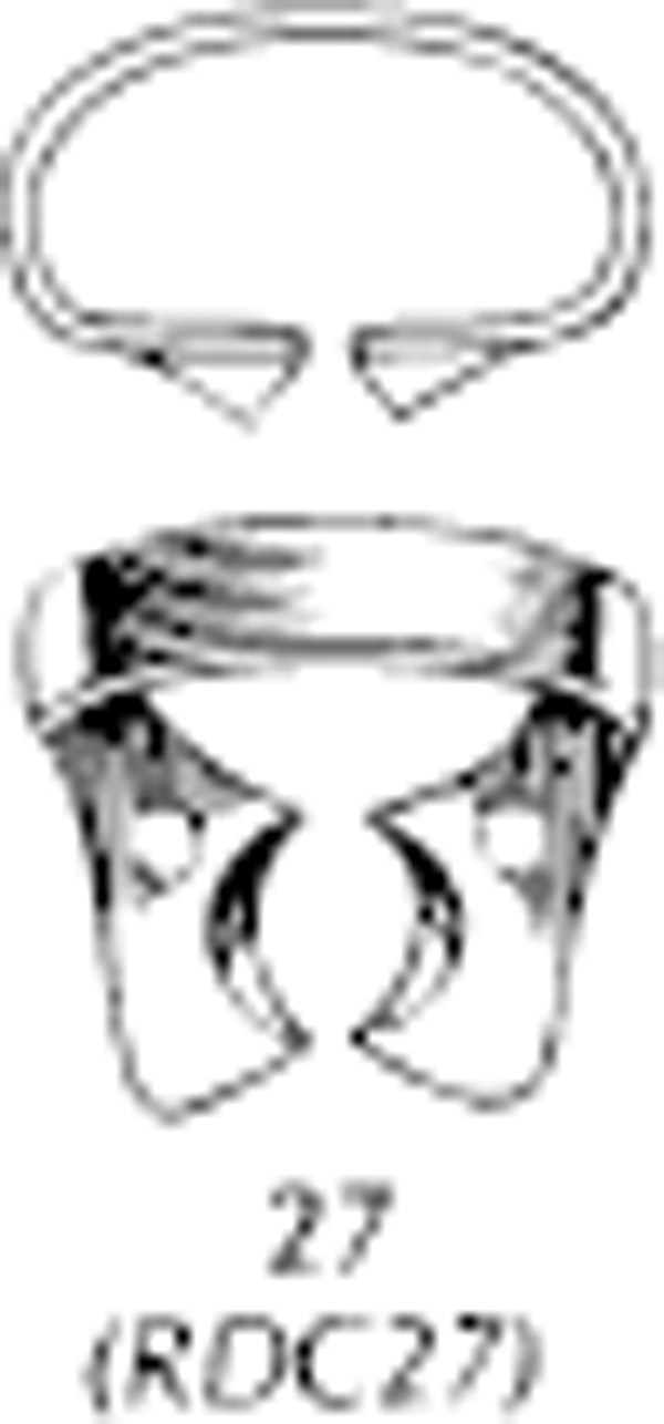 Hu-Friedy kofferdamklamme RDCM 27N