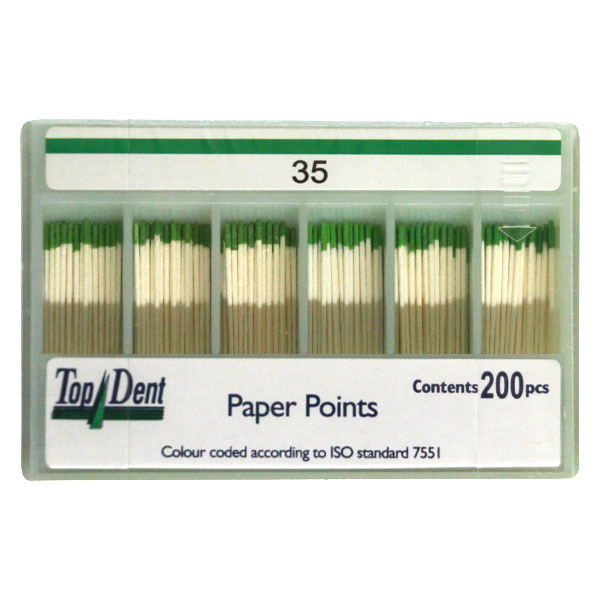 TopDent paperpoints nr. 35, 200 stk.
