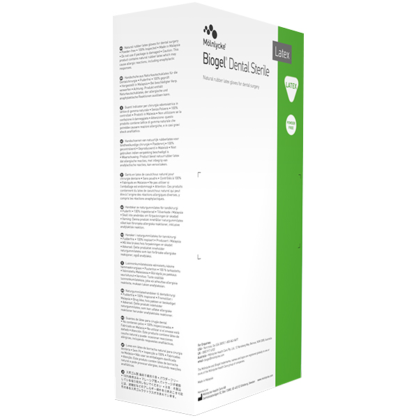 Biogel D handsker latex sterile PF str. 6, 10 par