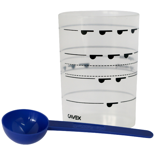 TopDent målebæger og -ske til alginat 