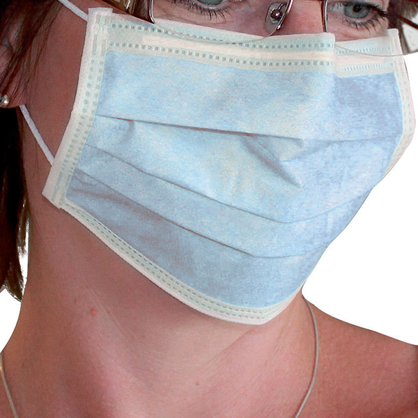 TopDent mundbind type II m/elastik blå 20 x 50 stk