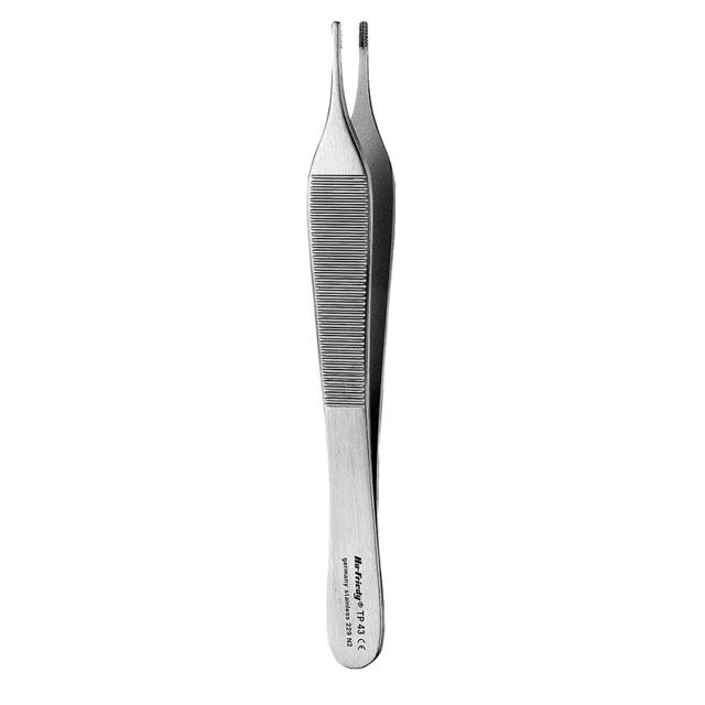 Hu-Friedy pincet, Adson-Brown, lige, 12 cm