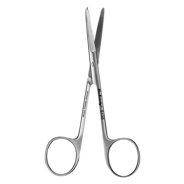 Hu-Friedy sutursaks 13S, m/krog, lige, 12 cm