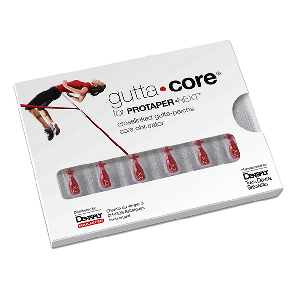 GuttaCore Pink obturatorer 055, rød, 6 stk.