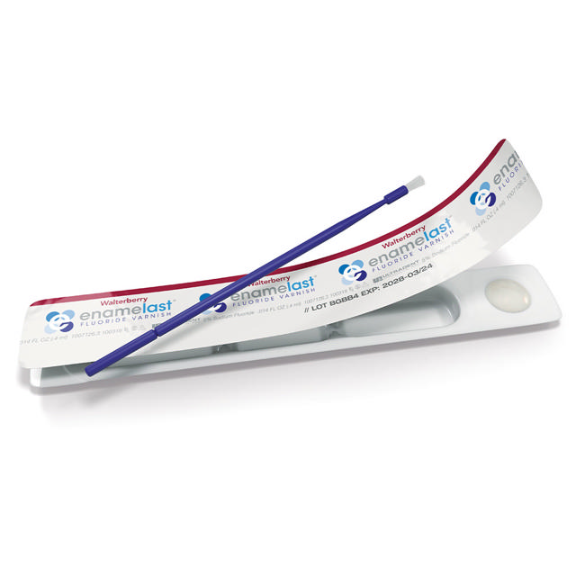 Enamelast fluorlak, skovbær, unit dose 50 x 0,4ml