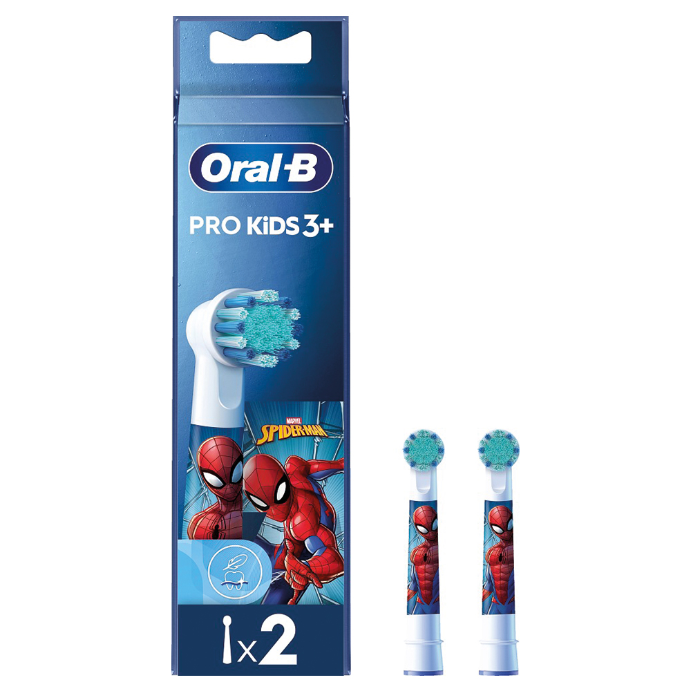 Oral-B Kids Spider-man børstehoveder , 2 stk.