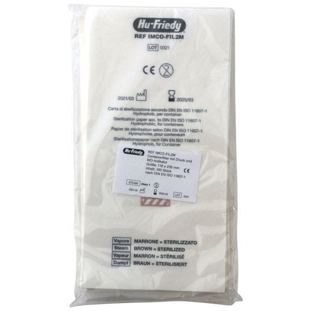 Hu-Friedy filterpapir t/IMS kassetter, 100 stk.