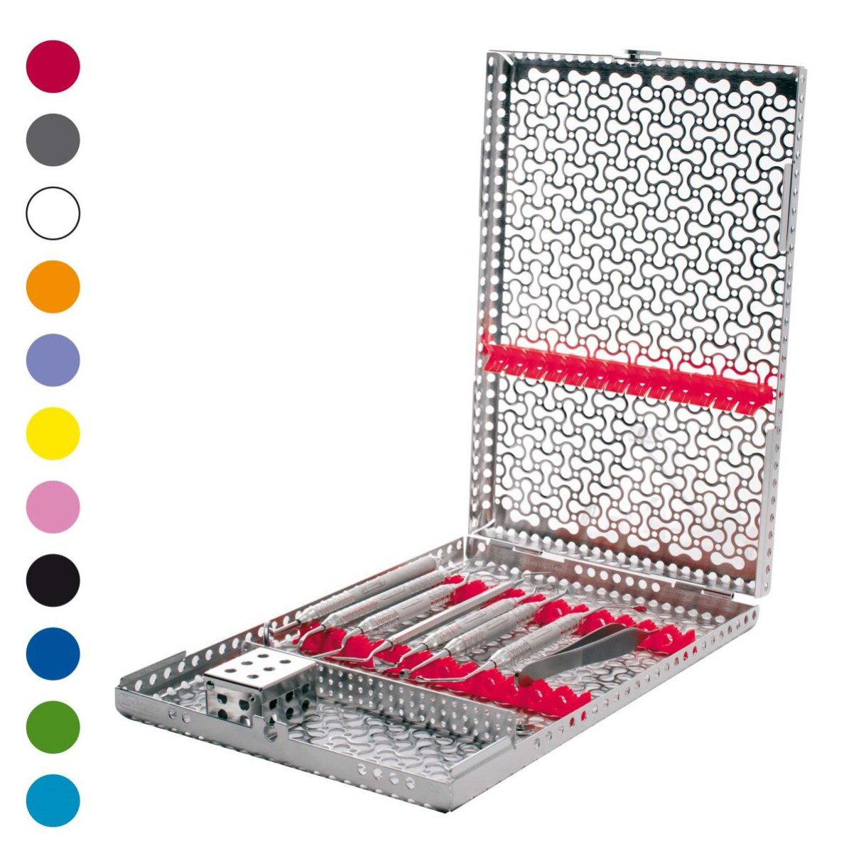 Hu-Friedy IMS Infinity kassette t/13 instr. rød