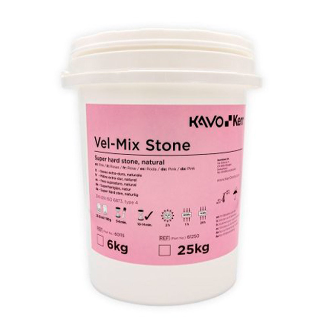 Vel-Mix Stone hårdgips, rosa, 6 kg