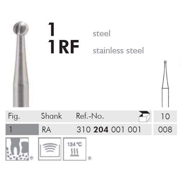 Meisinger stålbor rosen 008 RA, 10 stk.