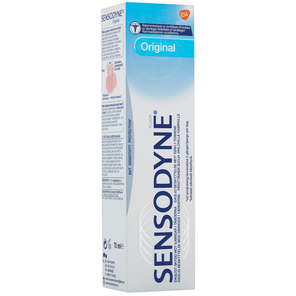 Sensodyne tandpasta Original,12 x 75 ml