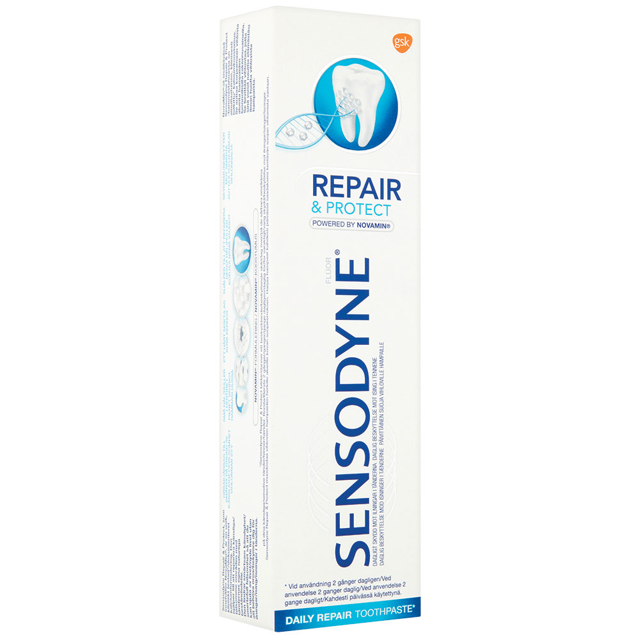 Sensodyne tandpasta Repair & Protect, 12 x 75 ml